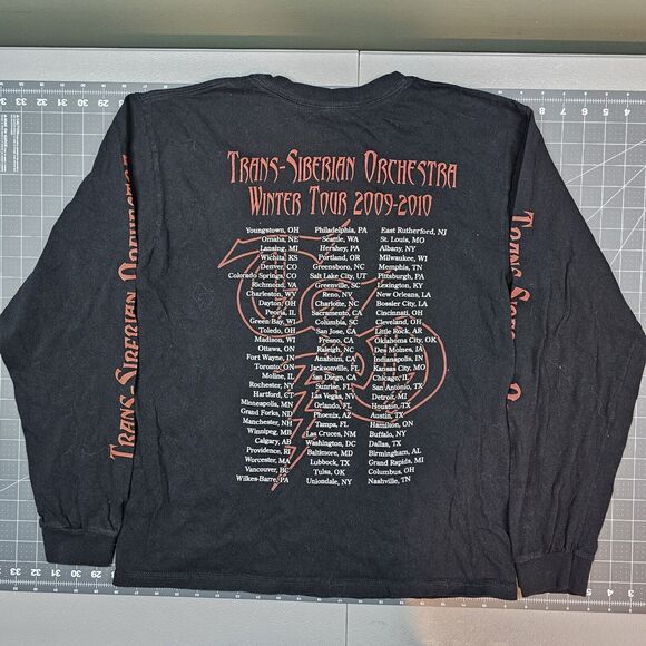 Trans Siberian Orchestra Tshirt Small Night Castle Tour 2009 Music Classical Y2K - Picture 8 of 12
